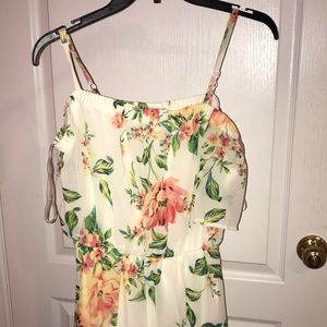 AUW brand off the shoulder dress